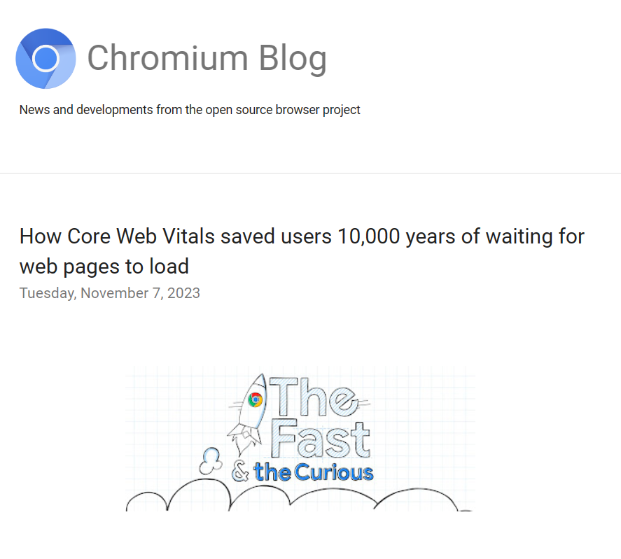 谷歌：Chrome 浏览器为用户节省了一万年等待网页加载的时间